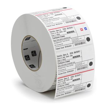Etykiety termotransferowe papierowe 70 x 30 - 2400 szt.